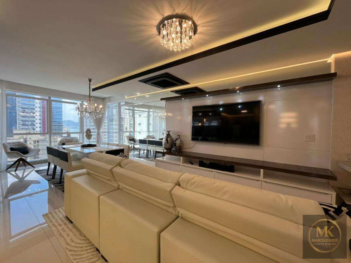 Apartamento 4 suítes Sendo 1 Máster 229m2 Privativos Mobiliado Pagamento Facilitado Direto Dono Meia Praia Itapema