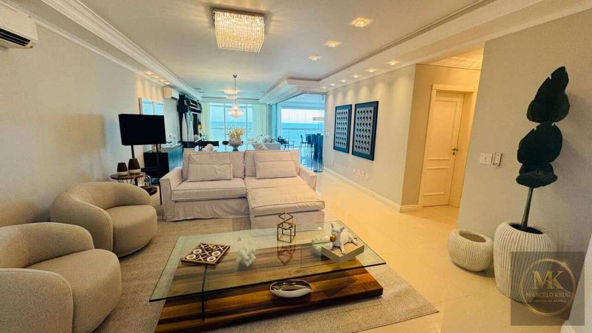 Apartamento á Venda 4 Suítes Sendo 1 Máster  281.m2 Privativos 3 vagas Pagamento Facilitado ,Frente Mar  Meia Praia Itapema - Marcelo Krug Corretor de Imóveis