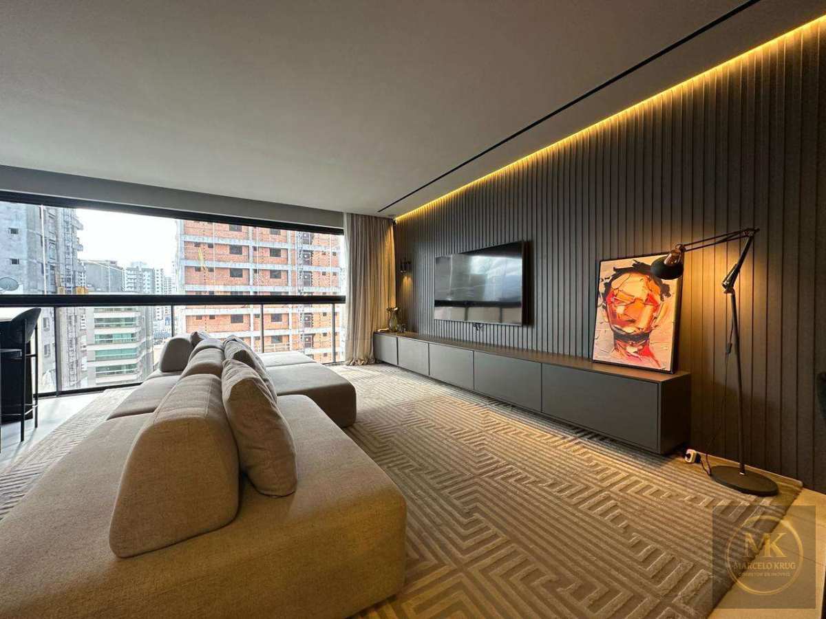 Apartamento à Venda, Suítes, 128.00m² Privativos + 2 Vagas de Garagem Pagamento Facilitado em Meia Praia Itapema. - Marcelo Krug Corretor de Imóveis