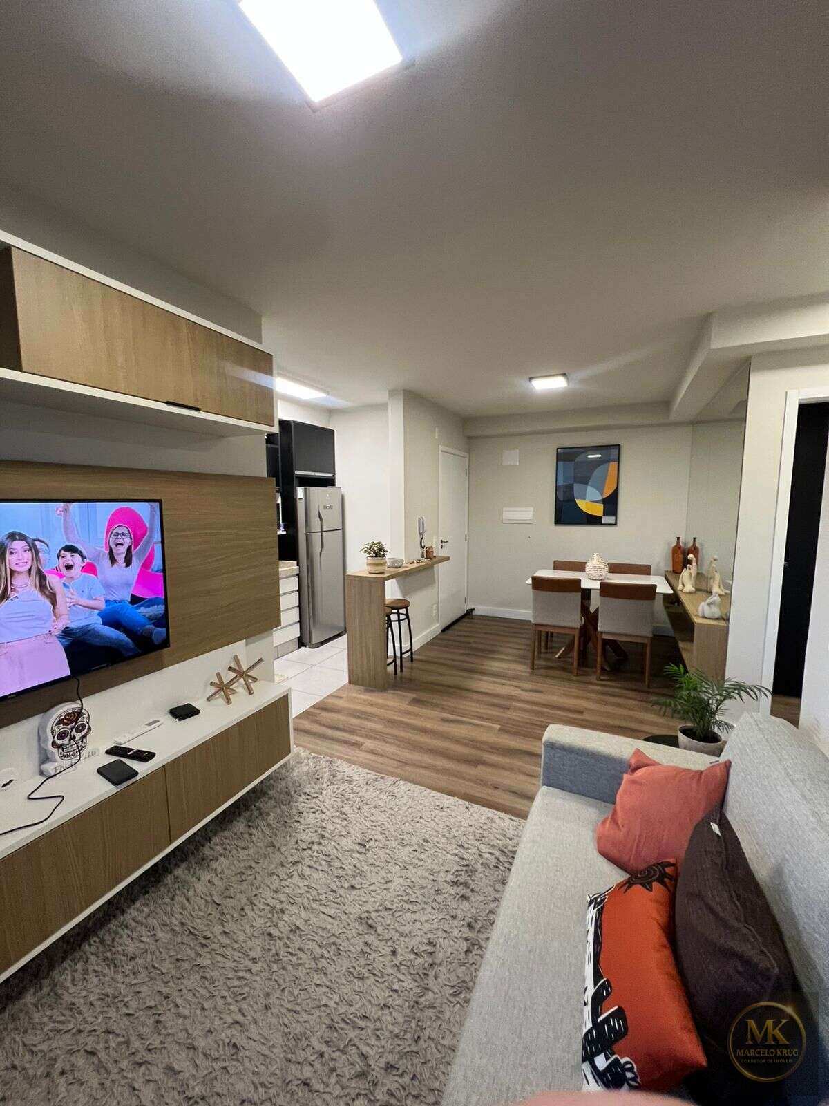 Apartamento á Venda Mobiliado e Decorado Alto Padrão 2 Dormitórios + 1 Vaga Jardim Vila Nova de Porto Alegre Aceita Financiamento - Marcelo Krug Corretor de Imóveis