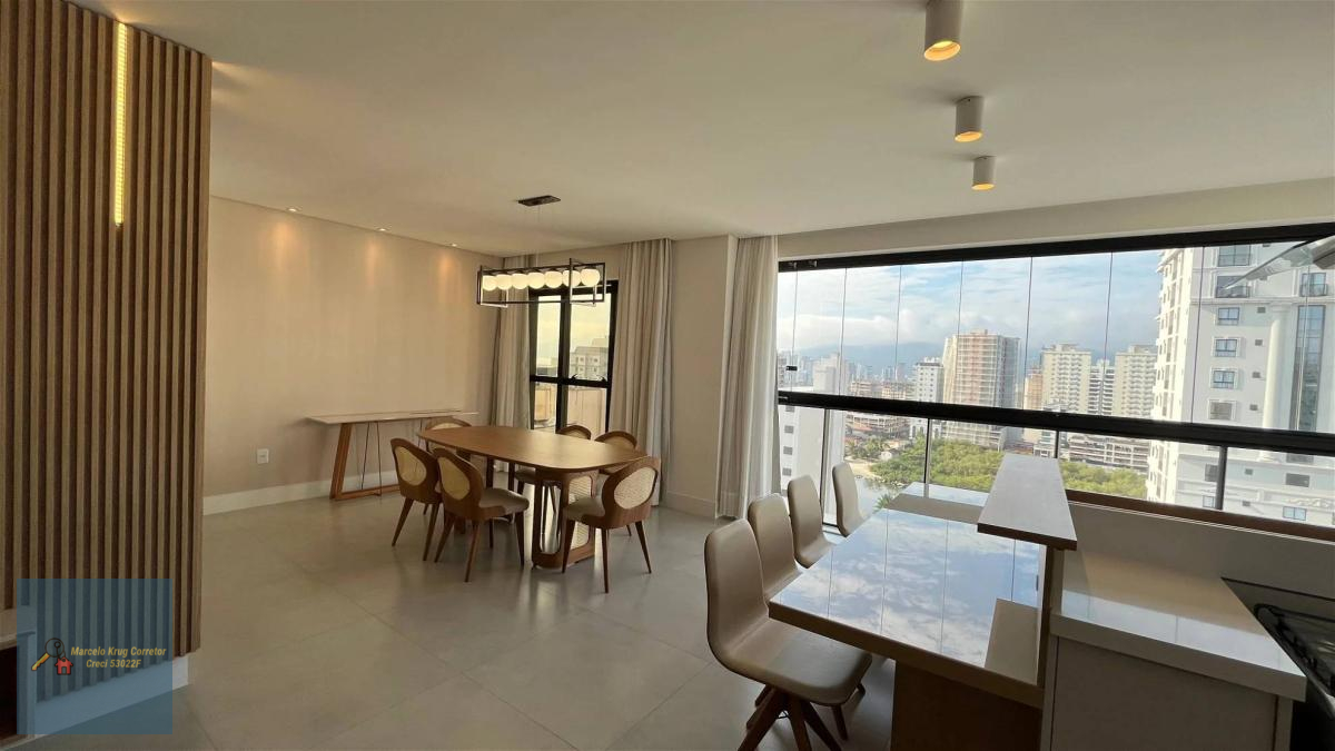 Belíssimo Apartamento com 4 Lindas Suítes com 3 Vagas de Garagem Lazer Completo na Meia Praia de Itapema.