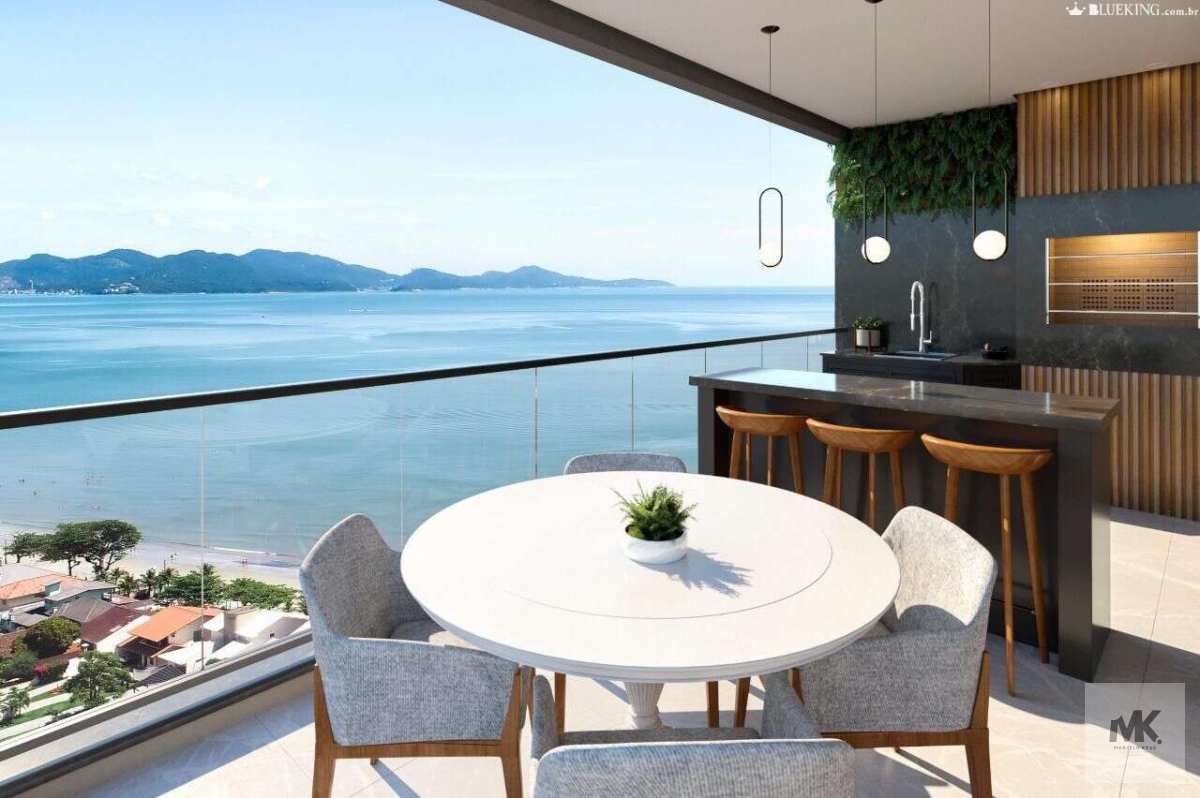 Belo Apartamento à venda, 119.47m² com 3 suítes + 2 Vagas de Garagem + Lazer Completo Vista Mar Perequê - Marcelo Krug Corretor de Imóveis