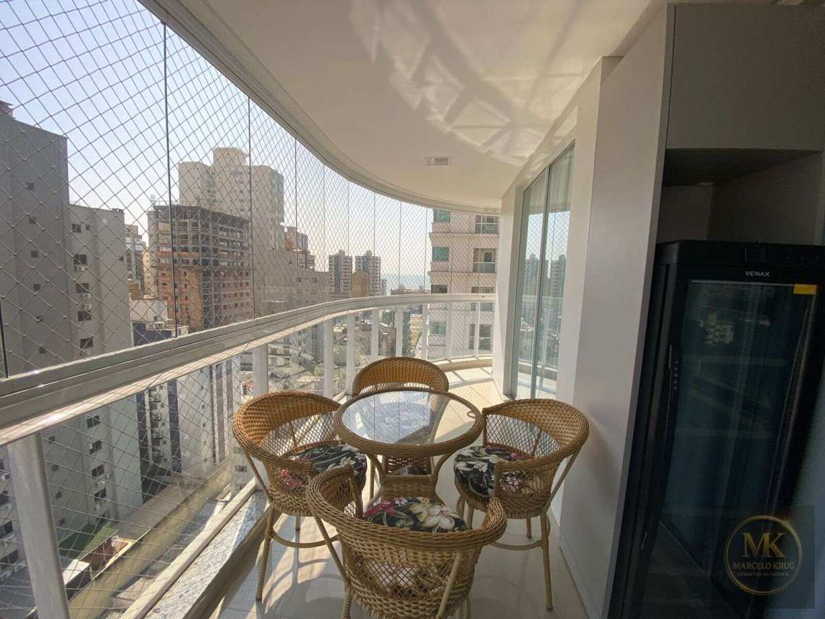 Locação Anual Lindo Apartamento Vista Mar  Finamente Mobiliado 3 Suítes + 2 Vagas + Lazer Maravilhoso Meia Praia Itapema - Marcelo Krug Corretor de Imóveis