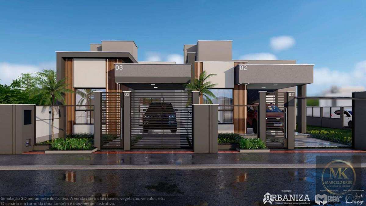 Sobrado à venda em Tijucas, Areias, com 3 quartos, 88m² - Marcelo Krug Corretor de Imóveis