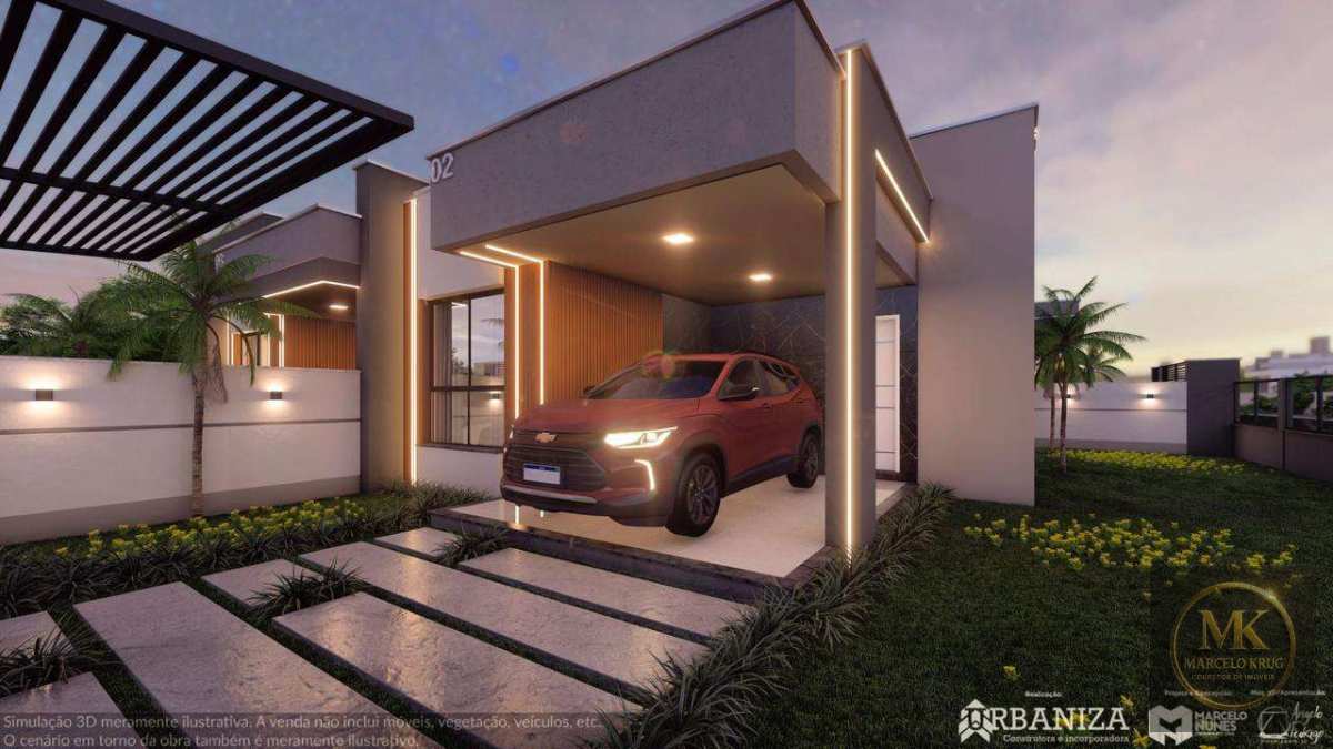 Sobrado à venda em Tijucas, Areias, com 2 quartos, 77m² - Marcelo Krug Corretor de Imóveis